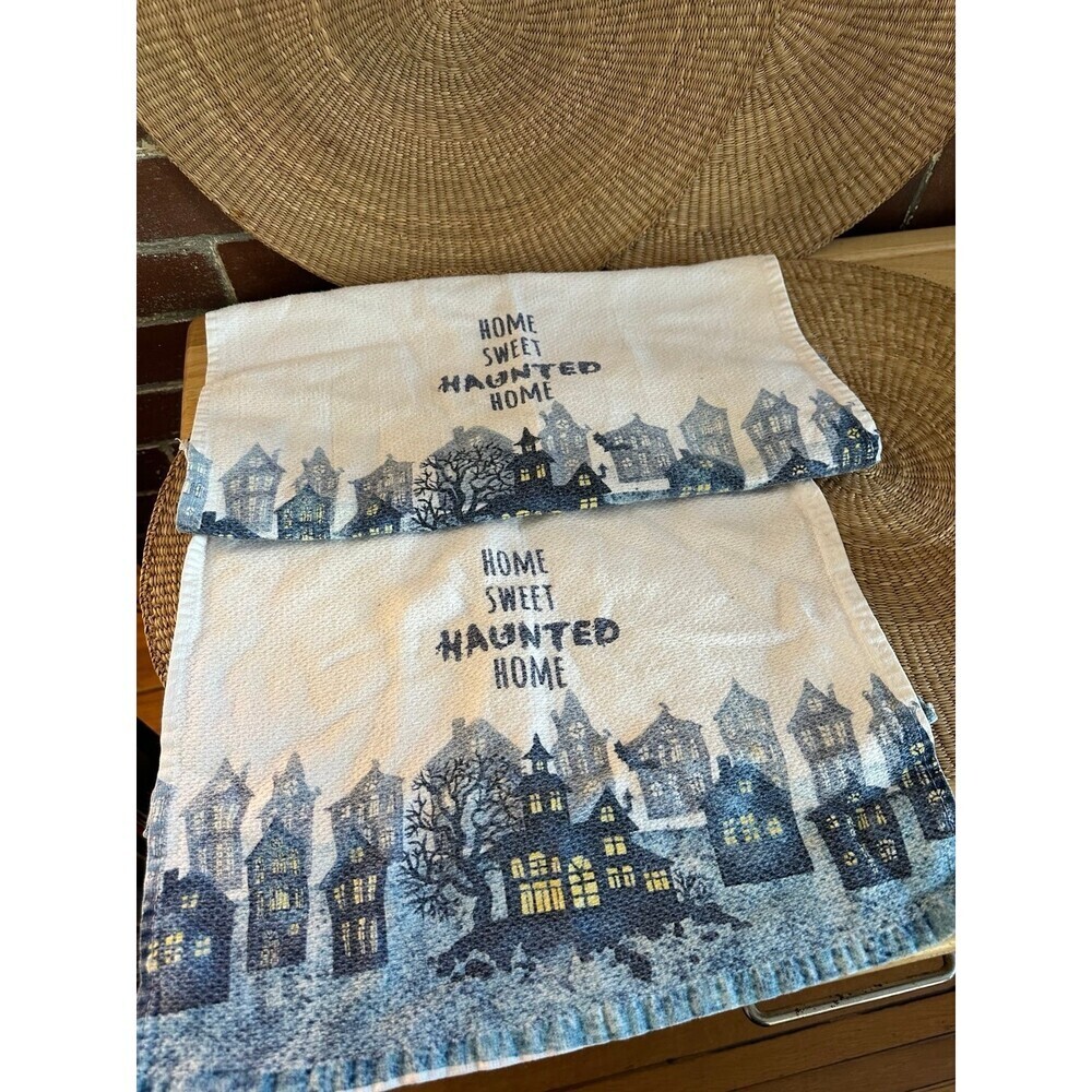 Home Sweet Haunted Home kitchen towels